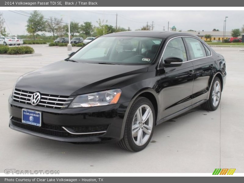 Black / Titan Black 2014 Volkswagen Passat TDI SE