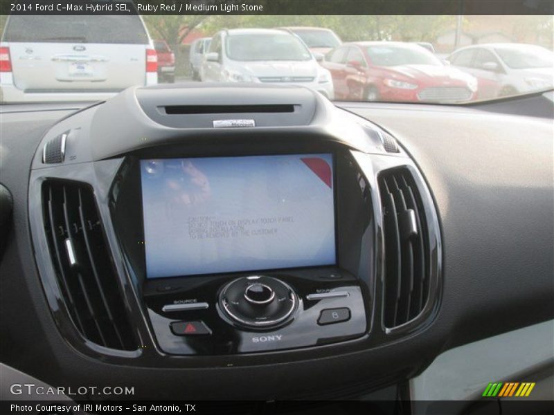 Ruby Red / Medium Light Stone 2014 Ford C-Max Hybrid SEL