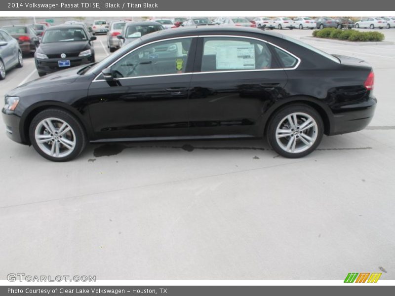 Black / Titan Black 2014 Volkswagen Passat TDI SE