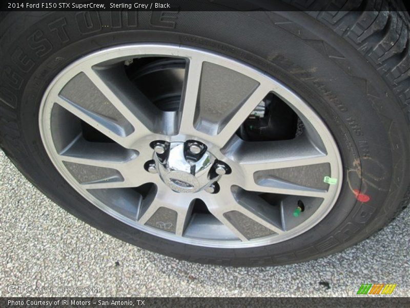 Sterling Grey / Black 2014 Ford F150 STX SuperCrew