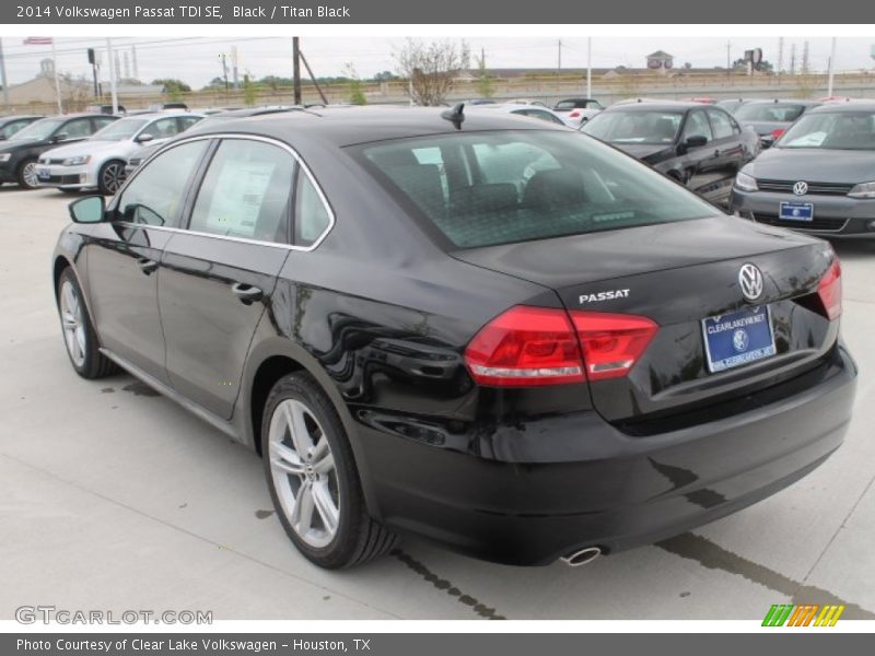 Black / Titan Black 2014 Volkswagen Passat TDI SE