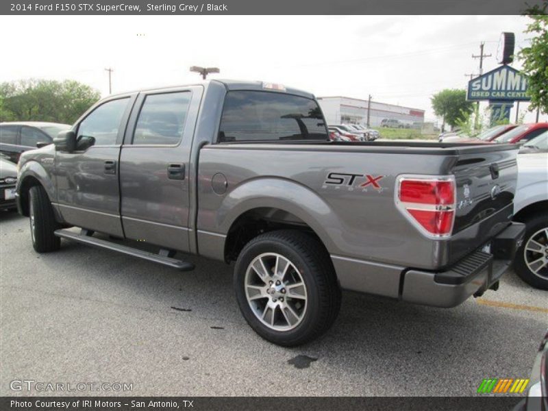 Sterling Grey / Black 2014 Ford F150 STX SuperCrew