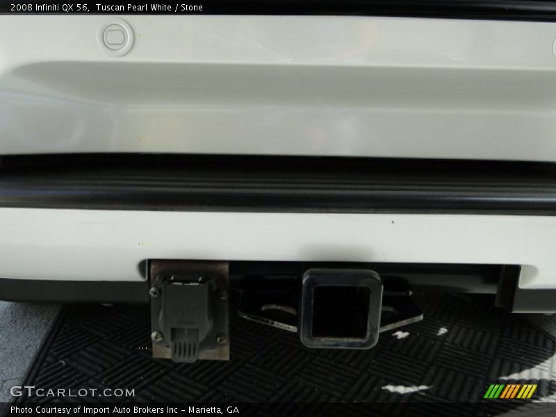 Tuscan Pearl White / Stone 2008 Infiniti QX 56