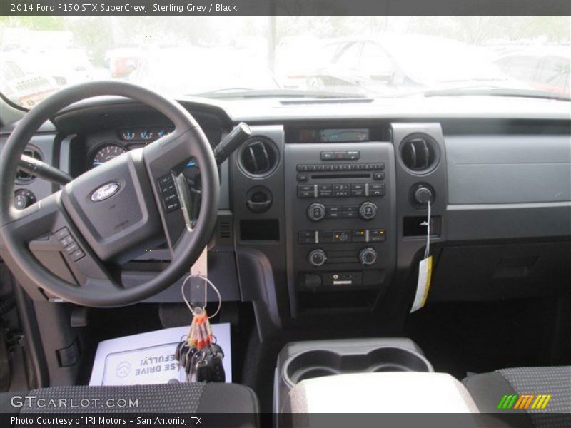 Sterling Grey / Black 2014 Ford F150 STX SuperCrew
