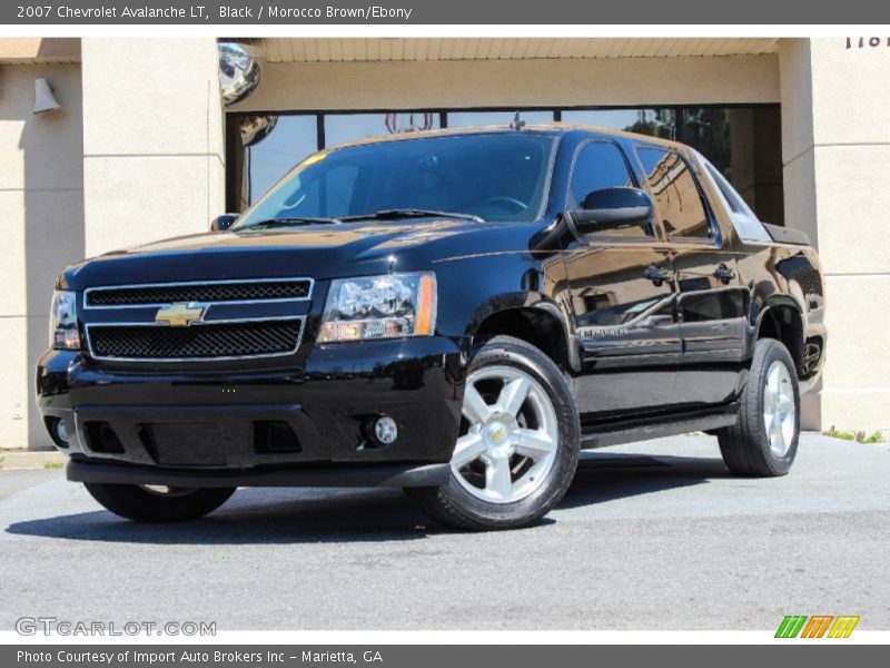 Black / Morocco Brown/Ebony 2007 Chevrolet Avalanche LT