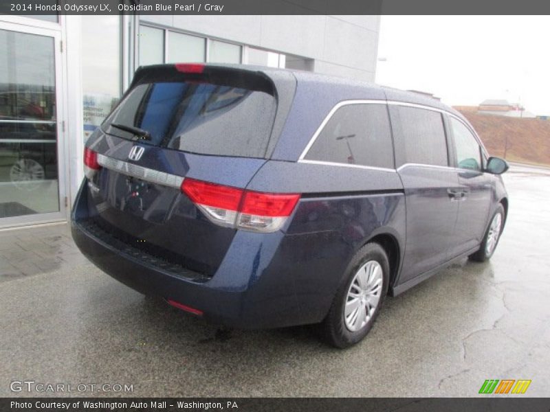 Obsidian Blue Pearl / Gray 2014 Honda Odyssey LX