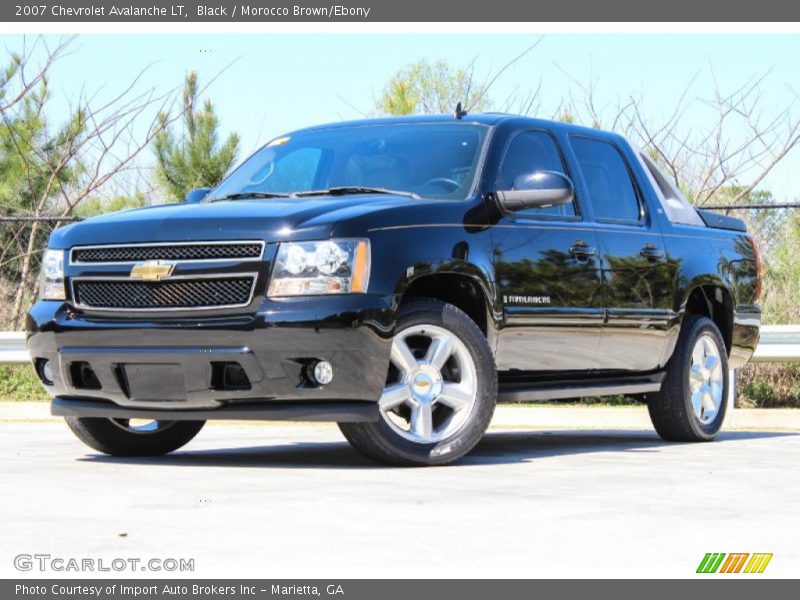Black / Morocco Brown/Ebony 2007 Chevrolet Avalanche LT