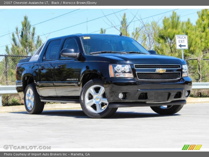 Black / Morocco Brown/Ebony 2007 Chevrolet Avalanche LT
