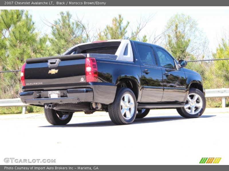 Black / Morocco Brown/Ebony 2007 Chevrolet Avalanche LT