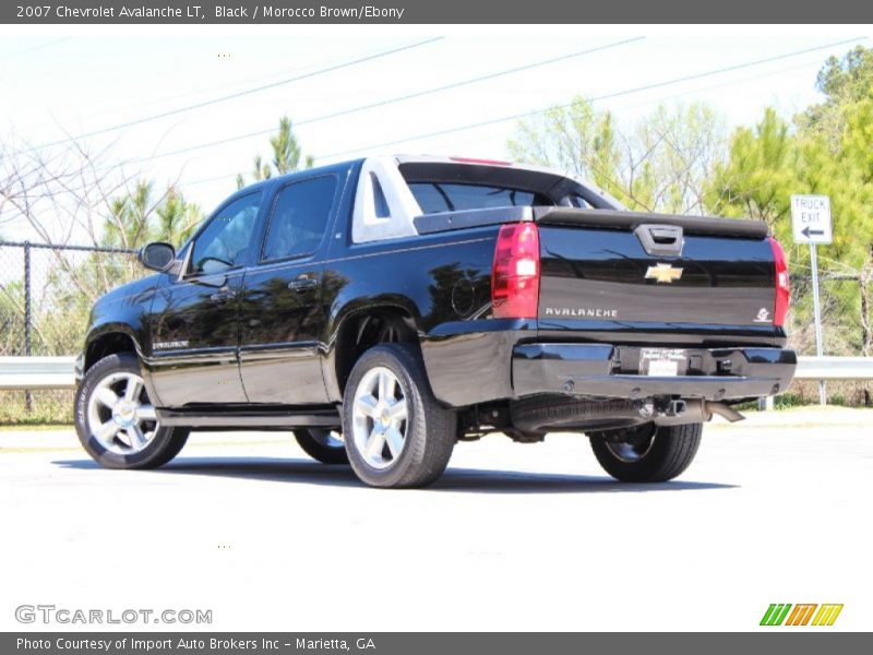 Black / Morocco Brown/Ebony 2007 Chevrolet Avalanche LT