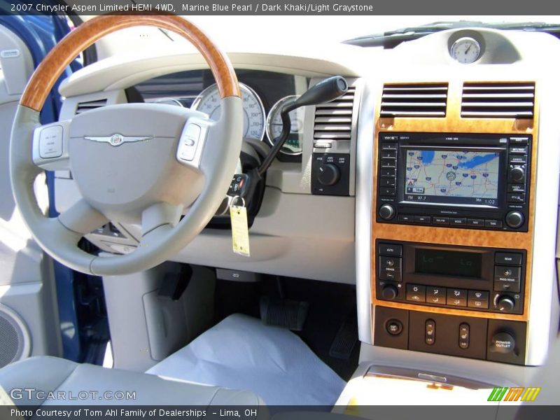 Marine Blue Pearl / Dark Khaki/Light Graystone 2007 Chrysler Aspen Limited HEMI 4WD