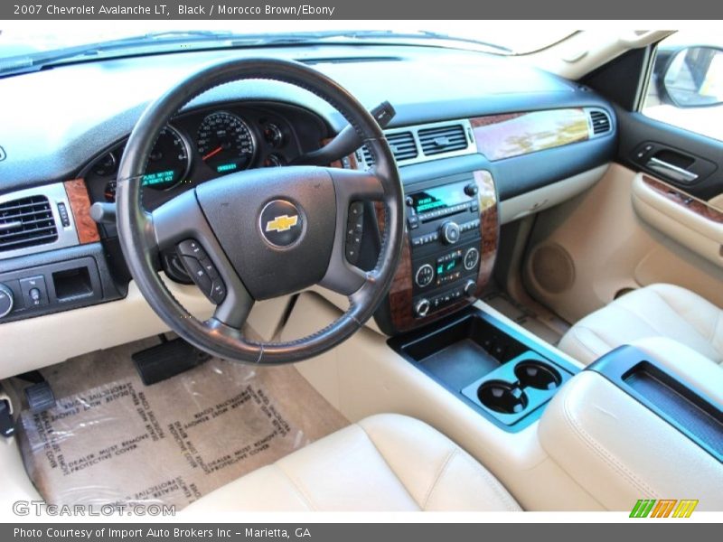 Black / Morocco Brown/Ebony 2007 Chevrolet Avalanche LT