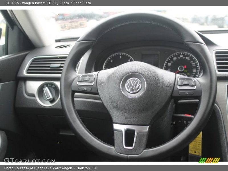 Black / Titan Black 2014 Volkswagen Passat TDI SE