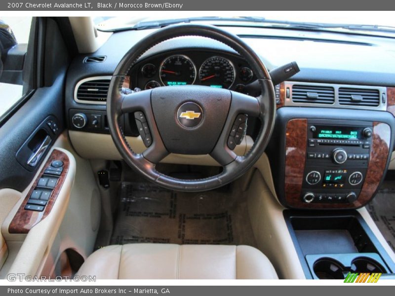 Black / Morocco Brown/Ebony 2007 Chevrolet Avalanche LT