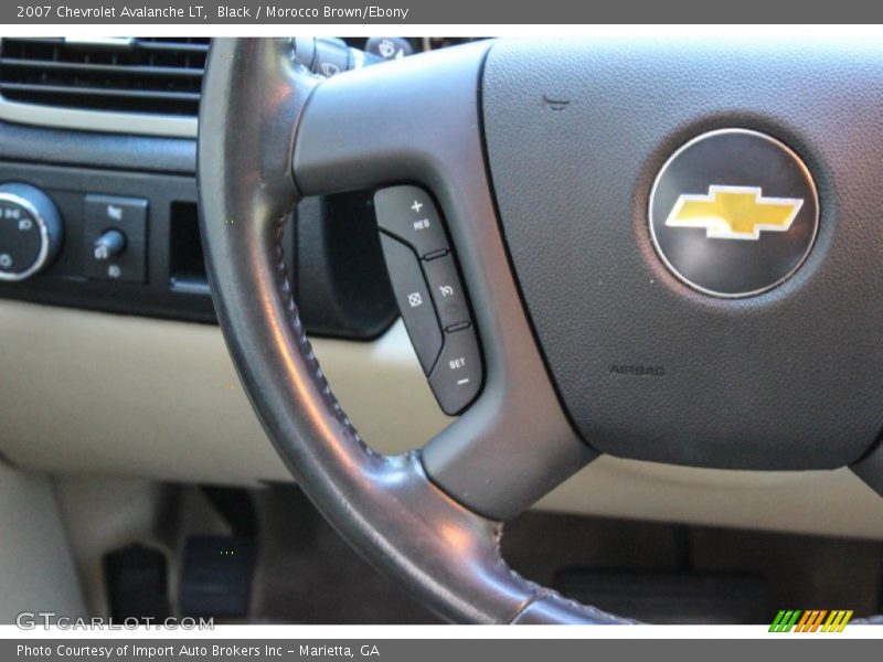 Black / Morocco Brown/Ebony 2007 Chevrolet Avalanche LT