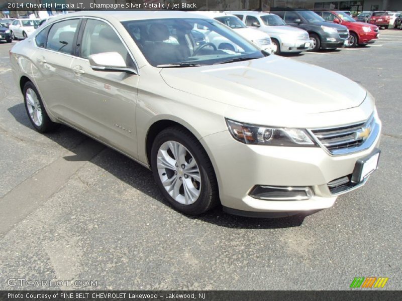 Champagne Silver Metallic / Jet Black 2014 Chevrolet Impala LT