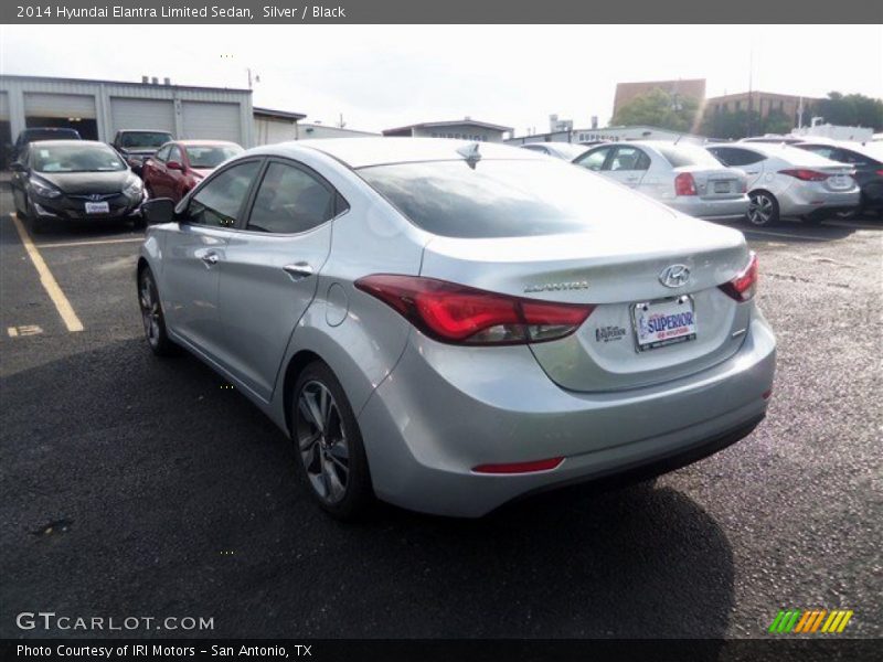 Silver / Black 2014 Hyundai Elantra Limited Sedan