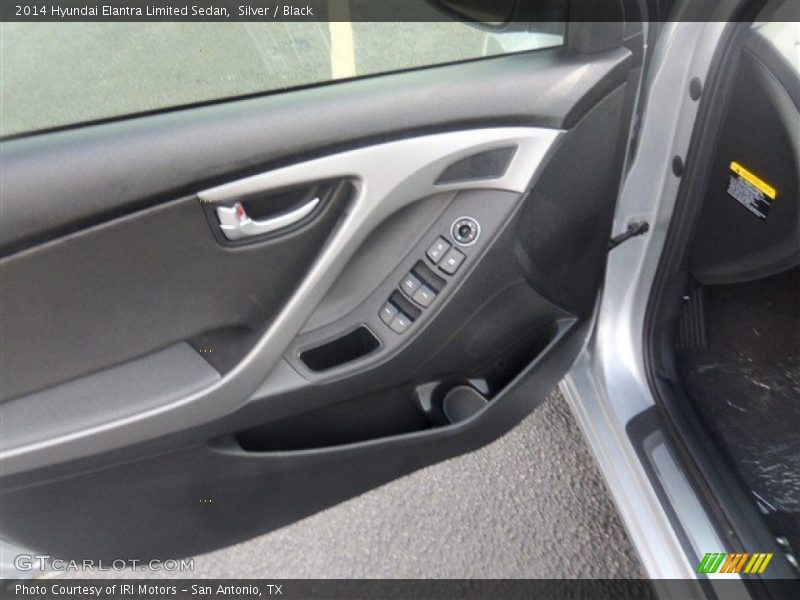 Silver / Black 2014 Hyundai Elantra Limited Sedan