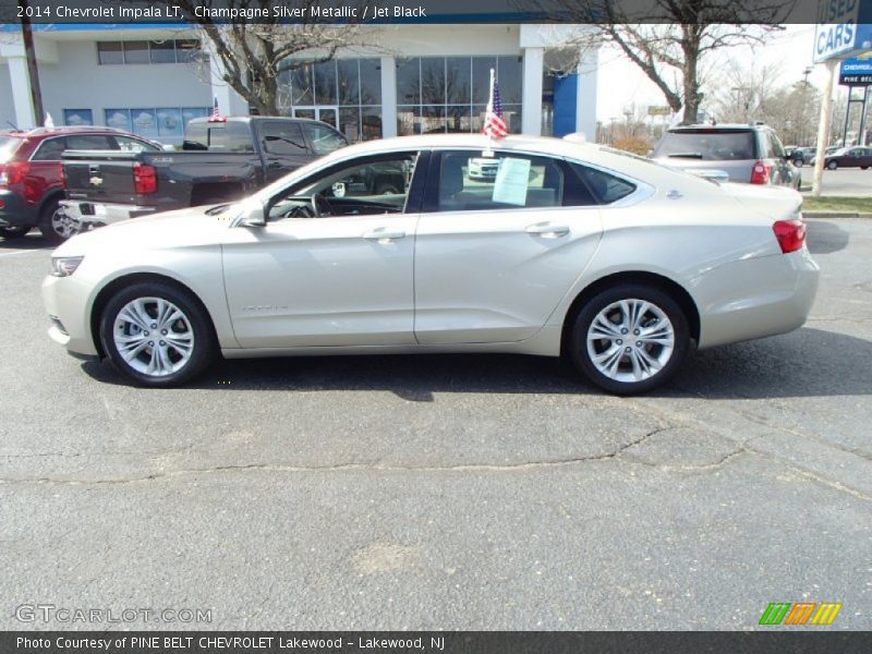 Champagne Silver Metallic / Jet Black 2014 Chevrolet Impala LT