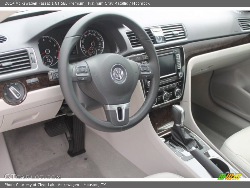 Platinum Gray Metallic / Moonrock 2014 Volkswagen Passat 1.8T SEL Premium
