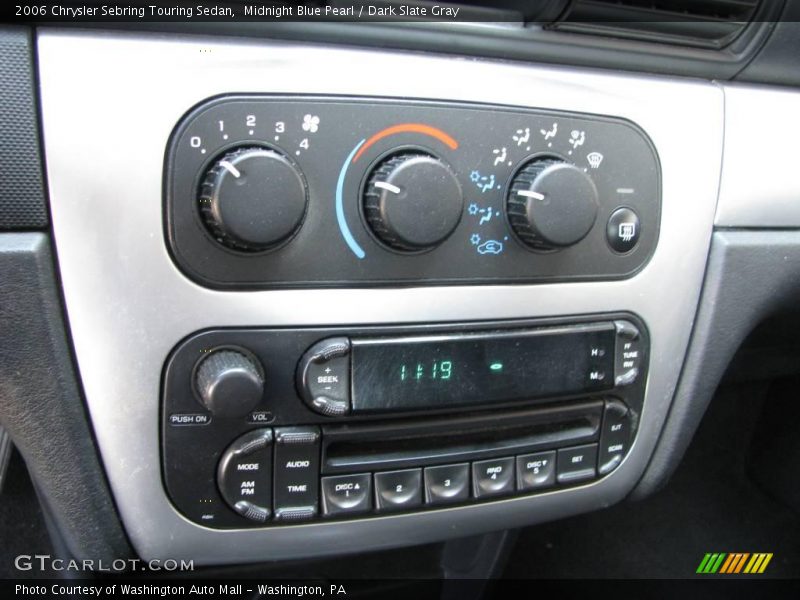 Midnight Blue Pearl / Dark Slate Gray 2006 Chrysler Sebring Touring Sedan
