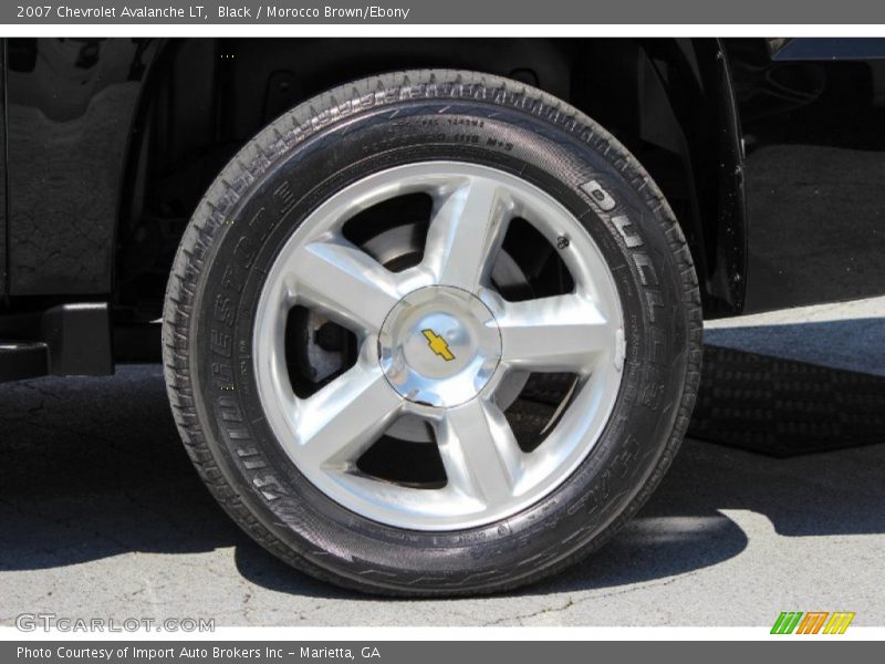 Black / Morocco Brown/Ebony 2007 Chevrolet Avalanche LT