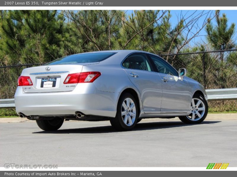 Tungsten Silver Metallic / Light Gray 2007 Lexus ES 350