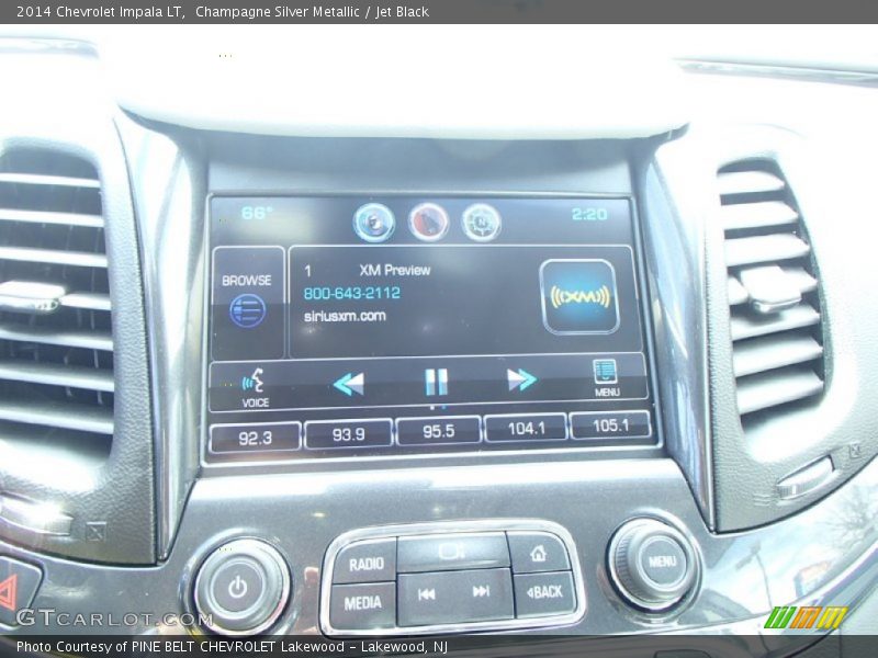 Champagne Silver Metallic / Jet Black 2014 Chevrolet Impala LT