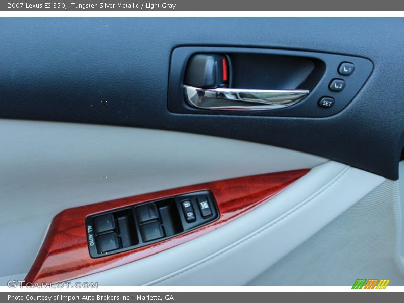 Tungsten Silver Metallic / Light Gray 2007 Lexus ES 350