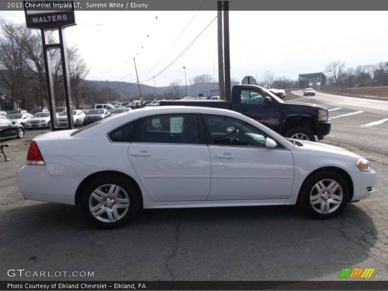 Summit White / Ebony 2013 Chevrolet Impala LT