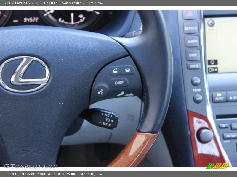 Tungsten Silver Metallic / Light Gray 2007 Lexus ES 350