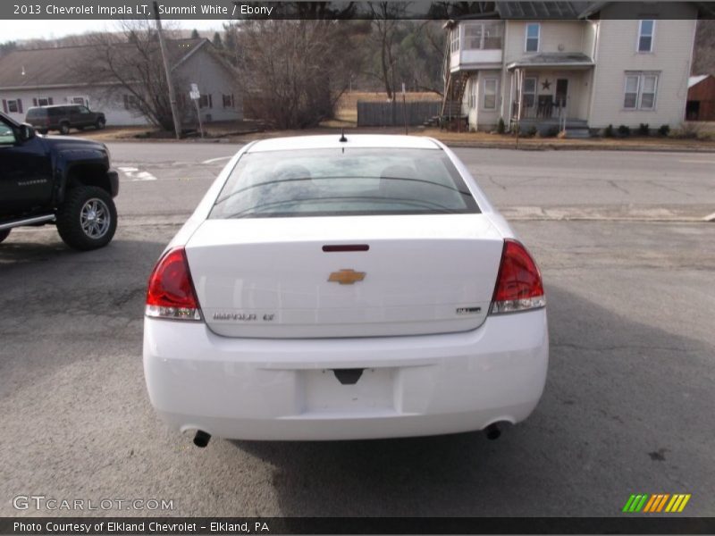 Summit White / Ebony 2013 Chevrolet Impala LT
