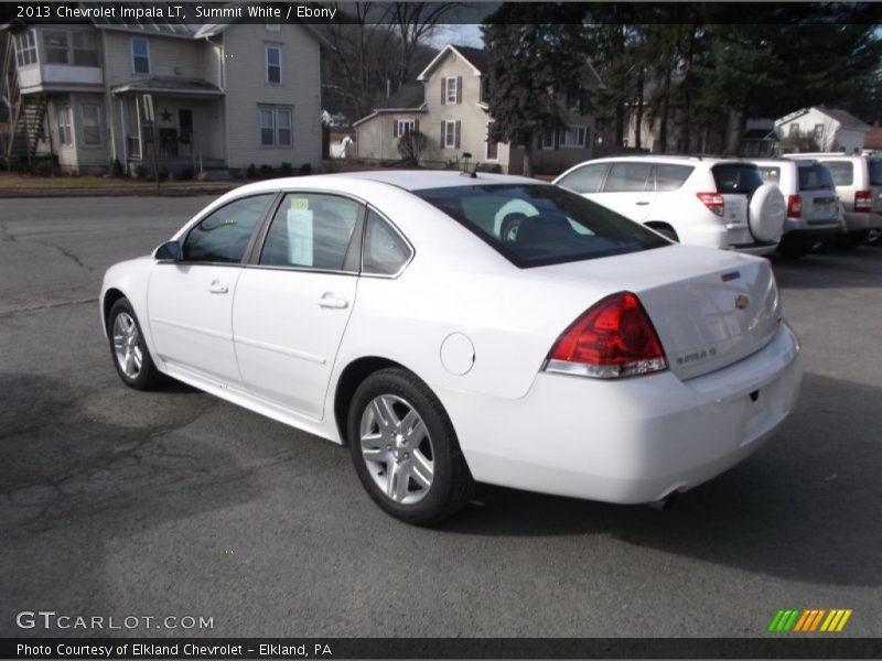 Summit White / Ebony 2013 Chevrolet Impala LT