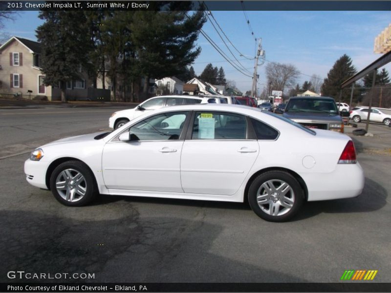 Summit White / Ebony 2013 Chevrolet Impala LT