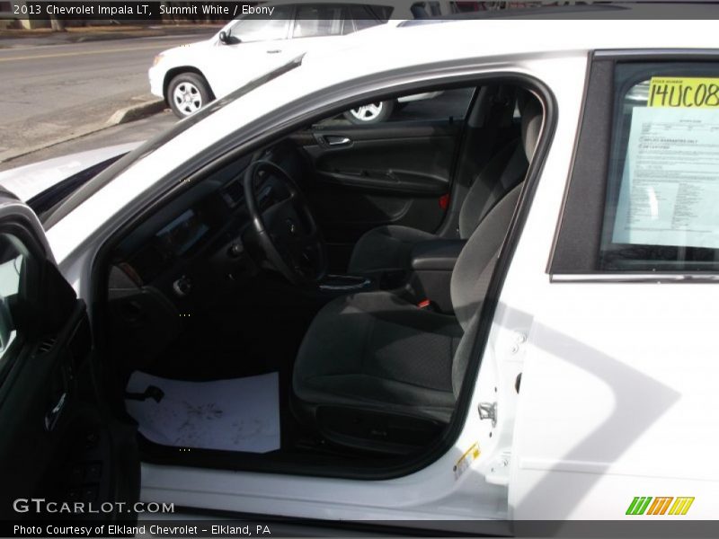 Summit White / Ebony 2013 Chevrolet Impala LT