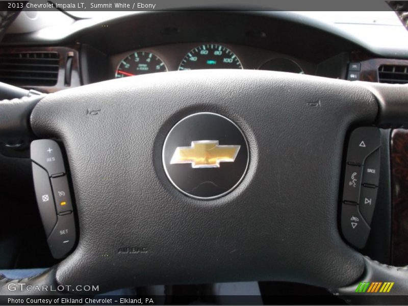 Summit White / Ebony 2013 Chevrolet Impala LT