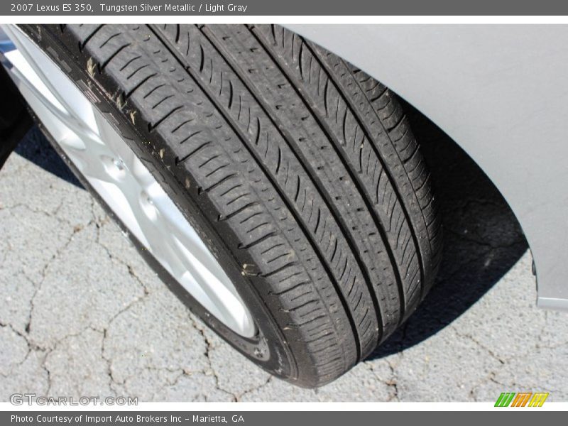 Tungsten Silver Metallic / Light Gray 2007 Lexus ES 350