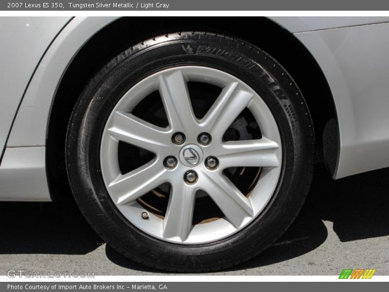 Tungsten Silver Metallic / Light Gray 2007 Lexus ES 350