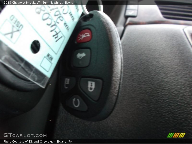 Summit White / Ebony 2013 Chevrolet Impala LT