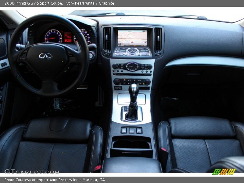 Ivory Pearl White / Graphite 2008 Infiniti G 37 S Sport Coupe