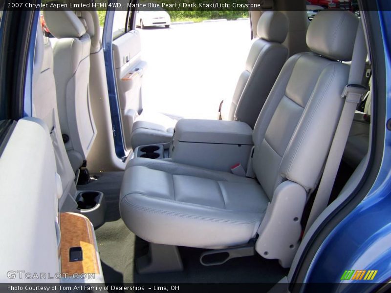 Marine Blue Pearl / Dark Khaki/Light Graystone 2007 Chrysler Aspen Limited HEMI 4WD