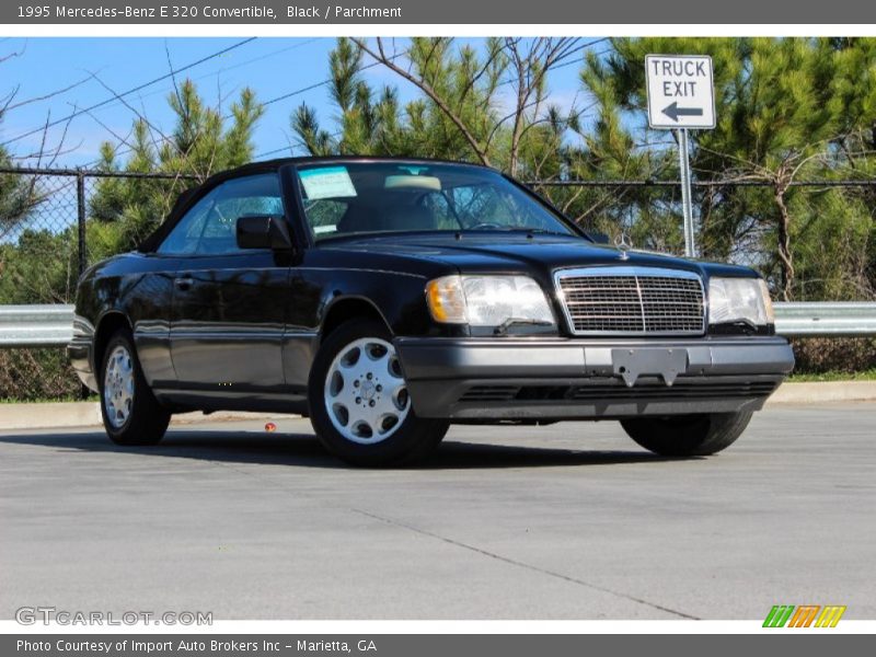 Black / Parchment 1995 Mercedes-Benz E 320 Convertible