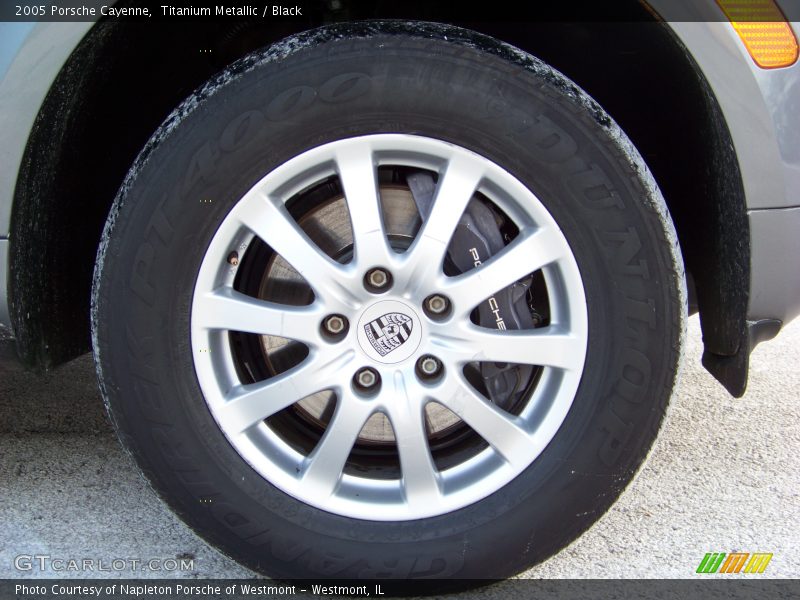 Titanium Metallic / Black 2005 Porsche Cayenne