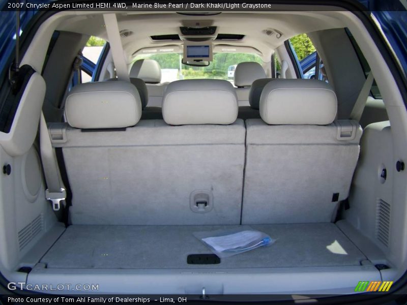 Marine Blue Pearl / Dark Khaki/Light Graystone 2007 Chrysler Aspen Limited HEMI 4WD