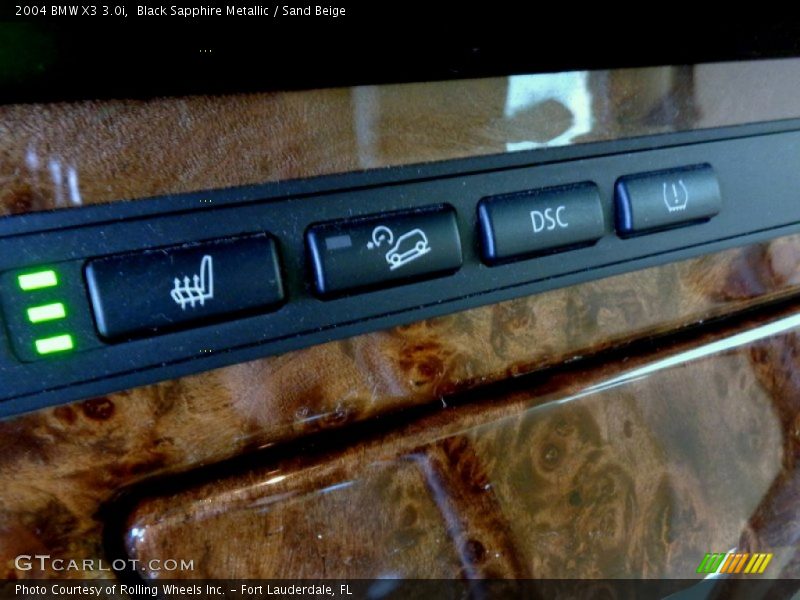 Black Sapphire Metallic / Sand Beige 2004 BMW X3 3.0i