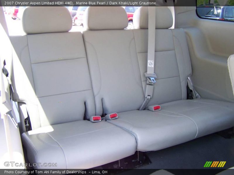 Marine Blue Pearl / Dark Khaki/Light Graystone 2007 Chrysler Aspen Limited HEMI 4WD