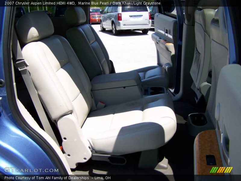 Marine Blue Pearl / Dark Khaki/Light Graystone 2007 Chrysler Aspen Limited HEMI 4WD