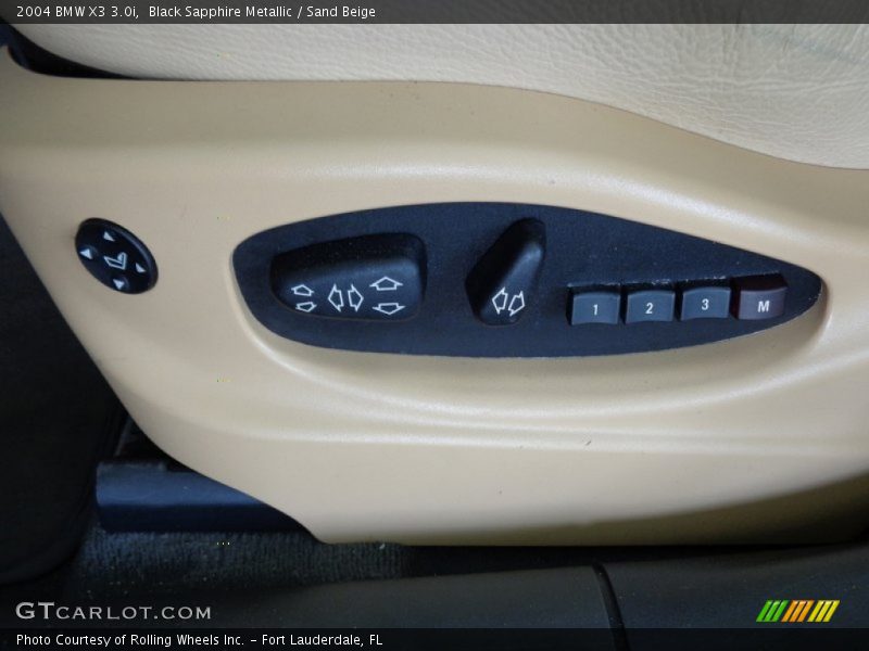 Controls of 2004 X3 3.0i