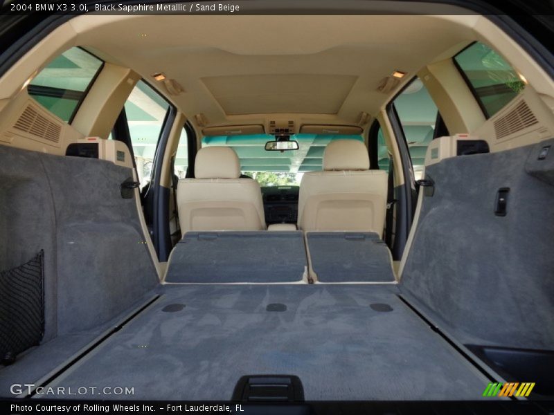  2004 X3 3.0i Trunk