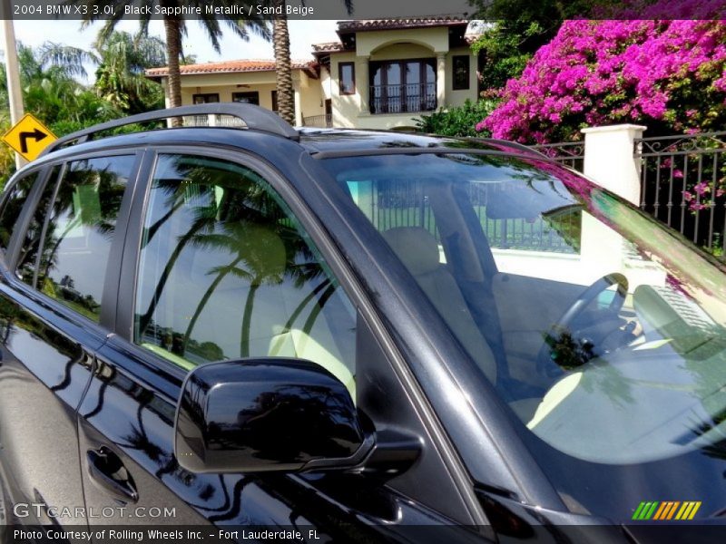 Black Sapphire Metallic / Sand Beige 2004 BMW X3 3.0i